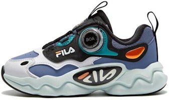 (Preschool) FILA Retro Running Shoes Low Top 'Sky Blue Window' K14B341109FTS (Preschool) FILA Retro Running Shoes Low Top 'Sky Blue Window' K14B341109FTS