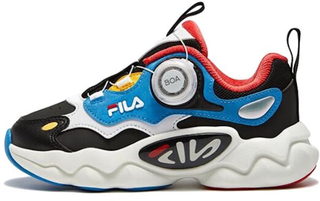 (Preschool) FILA Retro Shock Absorbing Wear-Resistant Low-Top Running Shoe 'Black White' K14B341109FBW Buy (Preschool) FILA Retro Shock Absorbing Wear-Resistant Low-Top Running Shoe 'Black White' K14B341109FBW
