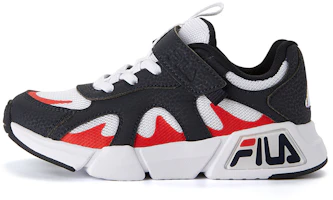 (Preschool) FILA RetroRunning Shoes Black/WhiteRed K14B021103FRN (Preschool) FILA RetroRunning Shoes Black/WhiteRed K14B021103FRN