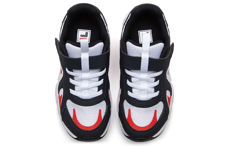 (PS) FILA RetroRunning Shoes Black/WhiteRed 圖 2