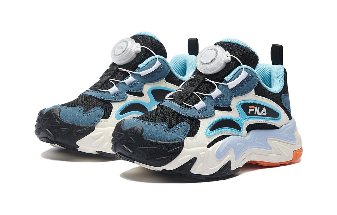 Lookbook (Preschool) FILA Rhino 'Black Blue Purple' K14B412502FBG