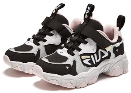 (PS) FILA カジュアルランニングシューズ 白黒ピンク K14B341132FSB Lookbook (PS) FILA カジュアルランニングシューズ 白黒ピンク K14B341132FSB