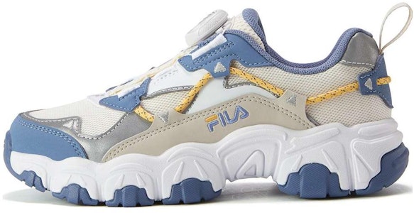 大童 FILA斐樂 貓爪 旋轉扣 防滑耐磨 低幫 兒童跑步鞋 白藍 Buy 大童 FILA斐樂 貓爪 旋轉扣 防滑耐磨 低幫 兒童跑步鞋 白藍