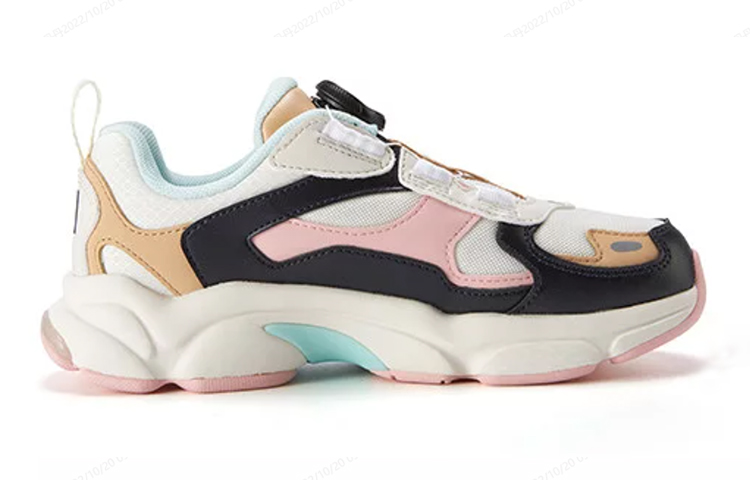 Order 大童 FILA斐樂 防滑耐磨 低幫 兒童跑步鞋 黑粉白