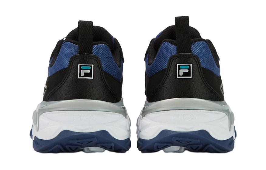 Lookbook 大童 FILA斐樂 防滑防踢減震 低筒 兒童跑步鞋 白藍黑