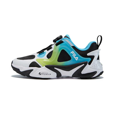 (PS) FILA Running Shoe 'Black White Blue'