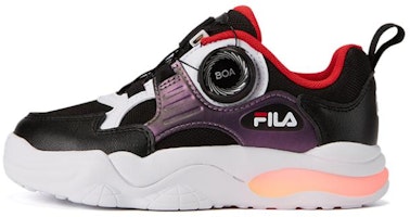 (Preschool) FILA Running Shoe 'Black White Flash' K14B311604FBW (Preschool) FILA Running Shoe 'Black White Flash' K14B311604FBW