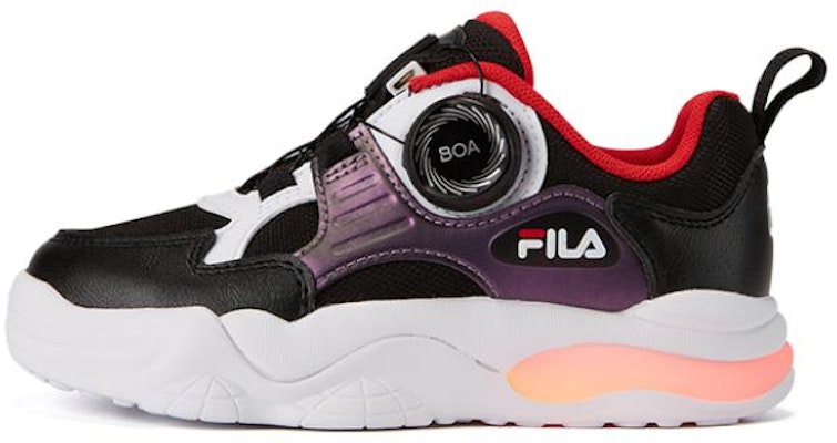(Preschool) FILA Running Shoe 'Black White Flash' K14B311604FBW Buy (Preschool) FILA Running Shoe 'Black White Flash' K14B311604FBW