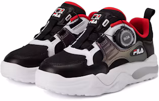 Lookbook (Preschool) FILA Running Shoe 'Black White Flash' K14B311604FBW