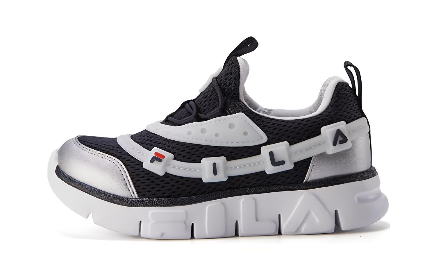 (Preschool) FILA Running Shoe Low 'Black White' K54B152410FNS