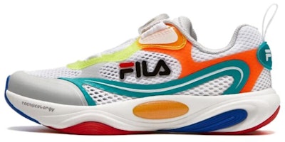 (Preschool) FILA Running Shoe Low 'White-Yellow' K15B332402FCS (Preschool) FILA Running Shoe Low 'White-Yellow' K15B332402FCS