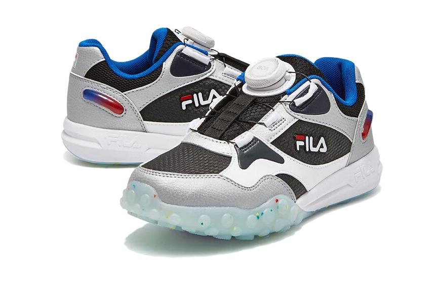 Lookbook (PS) 斐乐黑白色跑鞋 K15B331107FNW