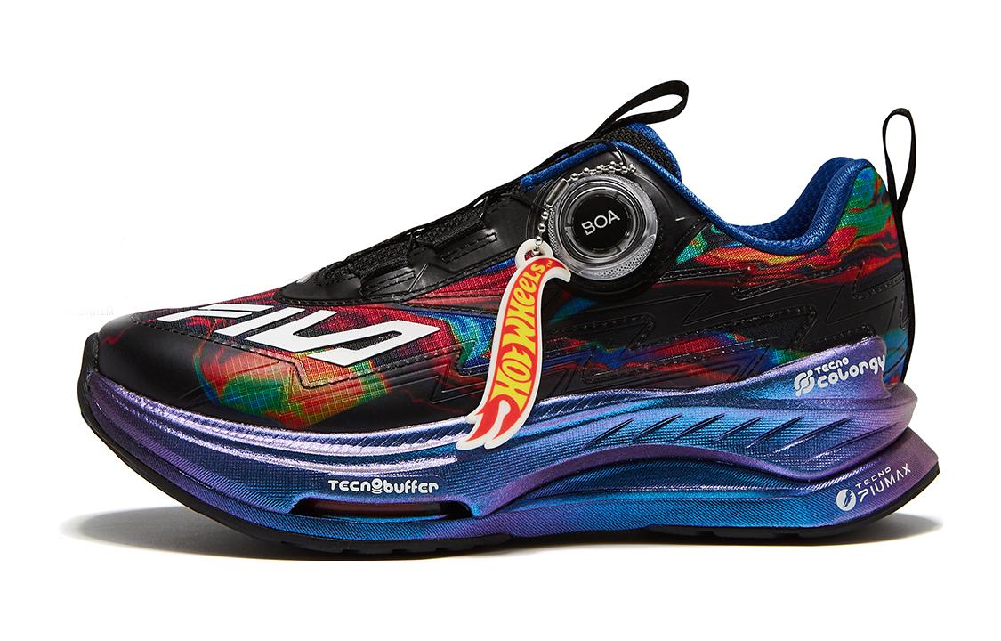 Buy 大童 FILA斐樂 運動百搭 防滑減震 低幫 兒童跑步鞋 黑藍