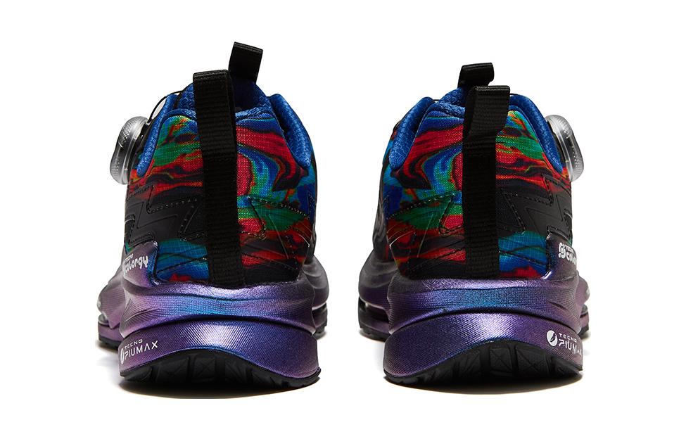 Shop 大童 FILA斐樂 運動百搭 防滑減震 低幫 兒童跑步鞋 黑藍