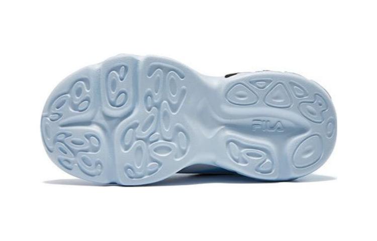 Sizing 中童 FILA斐乐 舒適百搭 耐磨透氣 兒童跑步鞋 黑藍