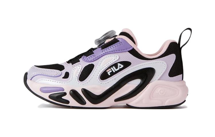 Buy (Preschool) FILA Running Shoes 'Black/Lan Xu Purple' K14B311101FBO