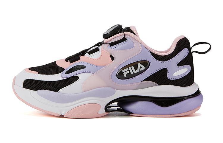 (Preschool) FILA Running Shoes 'Black Purple Low Top' K15B311107FBP