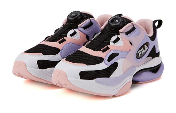 Lookbook (PS) 휠라 블랙퍼플 로우탑 런닝화 (Hwilla Beullaekpeopeul Roteup Reonninghwa) K15B311107FBP