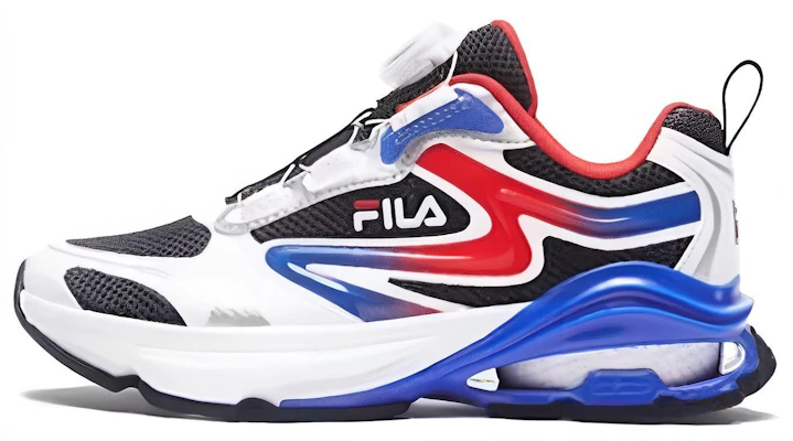 大童 FILA斐樂 舒適 防滑減震耐磨透氣 低幫 兒童跑步鞋 黑紅藍 Buy 大童 FILA斐樂 舒適 防滑減震耐磨透氣 低幫 兒童跑步鞋 黑紅藍
