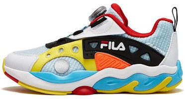 (Youth) FILA Sportswear Sneakers 'White Blue Yellow' K15B331103FSA (Youth) FILA Sportswear Sneakers 'White Blue Yellow' K15B331103FSA