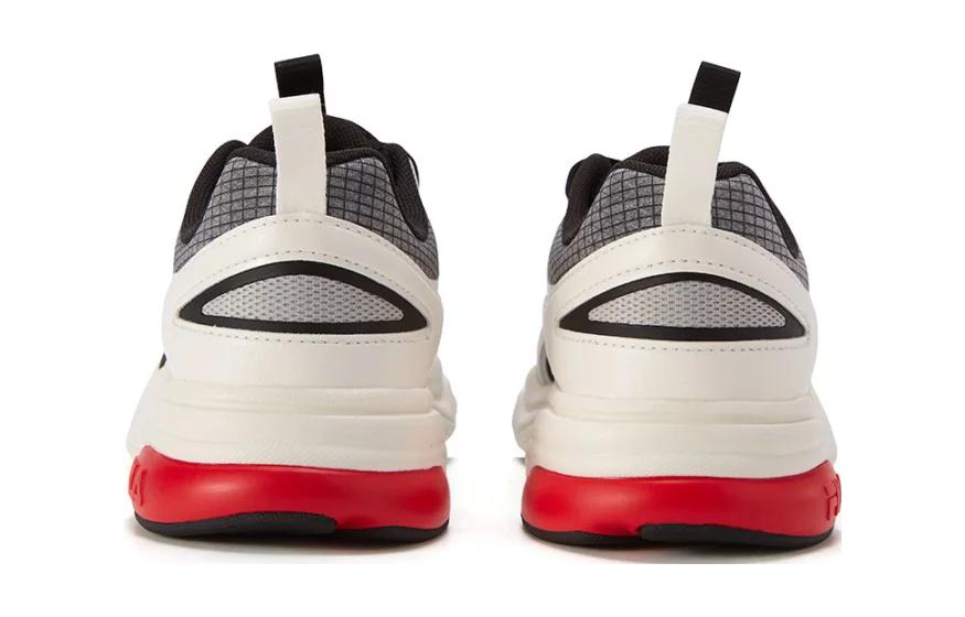 Shop 大童 FILA斐樂 減震防滑耐磨 兒童跑步鞋 白紅