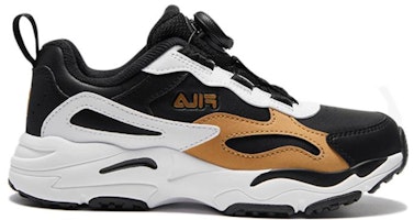 (JR) 휠라 클래식 스포츠 슈즈 '블랙 화이트 골드' K15B341191PGB Order (JR) 휠라 클래식 스포츠 슈즈 '블랙 화이트 골드' K15B341191PGB