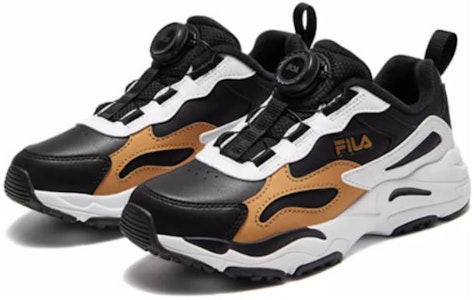 大童 FILA斐乐 舒適 耐磨輕便 低筒 兒童跑步鞋 黑金色 Lookbook 大童 FILA斐乐 舒適 耐磨輕便 低筒 兒童跑步鞋 黑金色