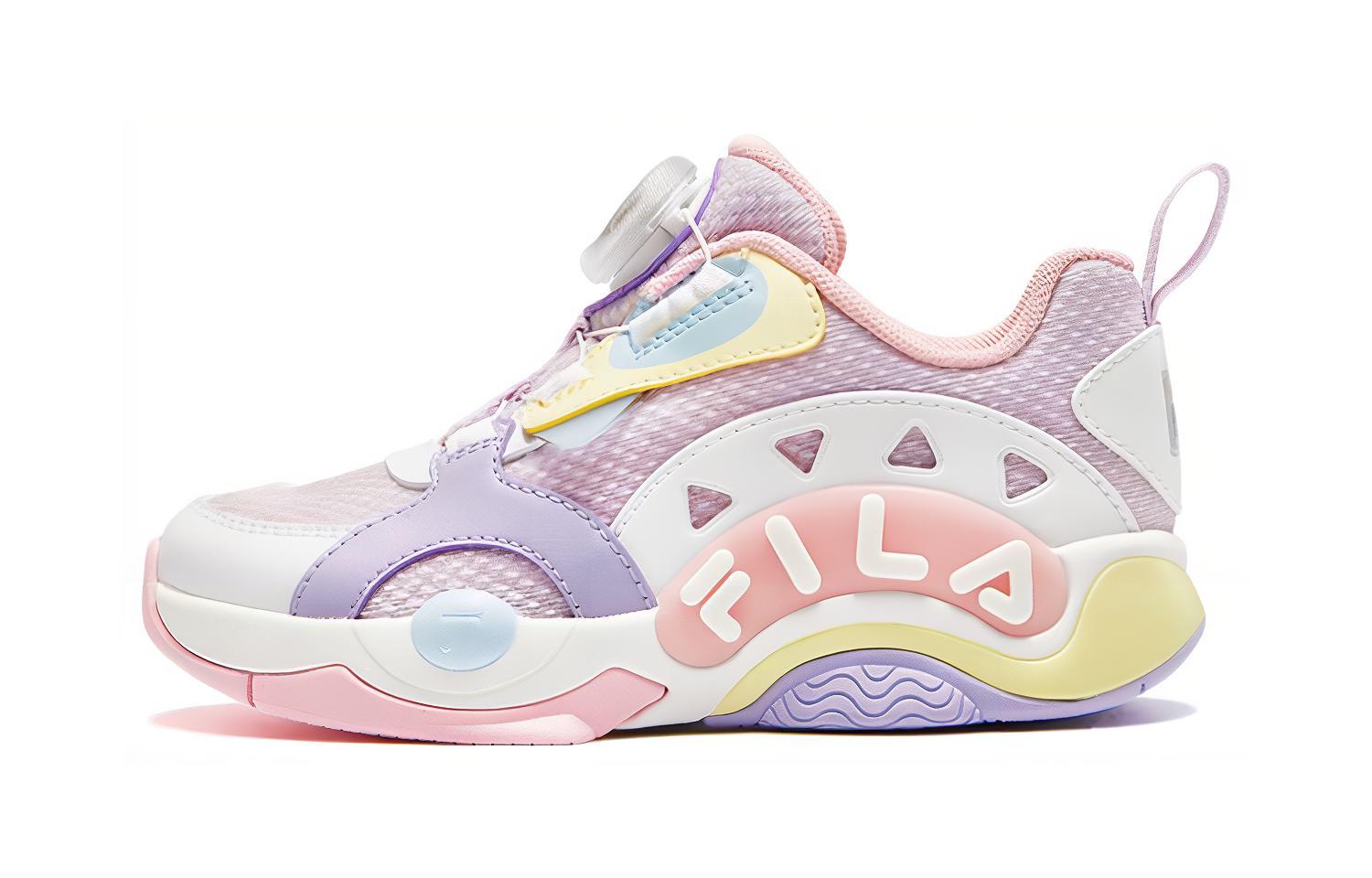 (Preschool) FILA Running Shoes Low 'Light Purple White' K14B331104FLW