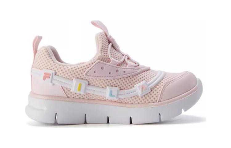 Order 中童 FILA 斐樂 休閒舒適 減震耐磨 低幫 兒童跑步鞋 粉白