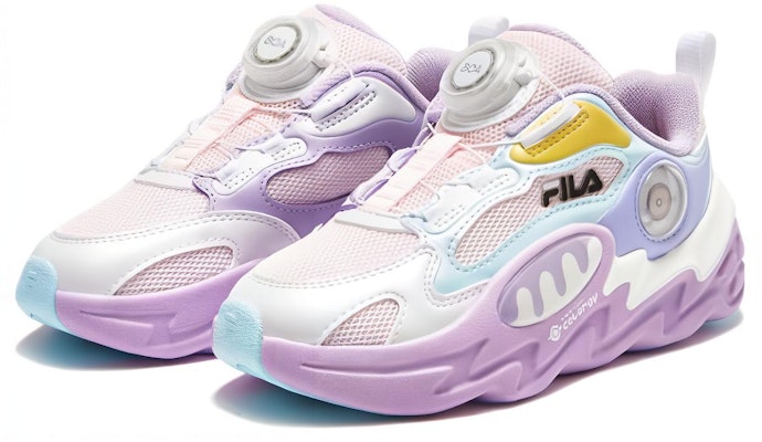 中童 FILA斐乐 舒適 輕便防滑耐磨 低筒 兒童跑步鞋 朴霧嫩粉木槿紫 Order 中童 FILA斐乐 舒適 輕便防滑耐磨 低筒 兒童跑步鞋 朴霧嫩粉木槿紫