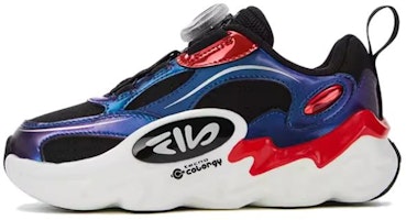 (Preschool) FILA Running Sneakers 'Black and Standard White' K14B241107FBA (Preschool) FILA Running Sneakers 'Black and Standard White' K14B241107FBA