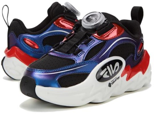 (Preschool) FILA Running Sneakers 'Black and Standard White' K14B241107FBA Shop (Preschool) FILA Running Sneakers 'Black and Standard White' K14B241107FBA