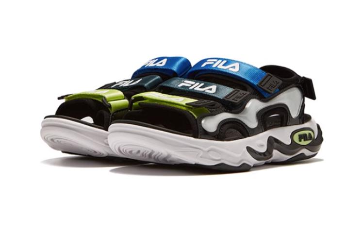 Shop (PS) 휠라 블랙블루 샌들 (FILA Black Blue Sandal) K15B321801FBK