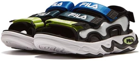 (PS) FILAサンダル 黒/青 (FILA Sandaru Kuro/Ao) K15B321801FBK Shop (PS) FILAサンダル 黒/青 (FILA Sandaru Kuro/Ao) K15B321801FBK