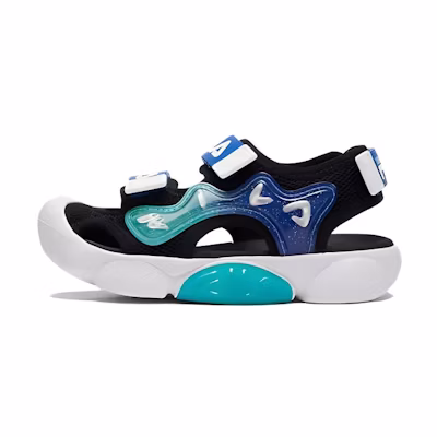 (PS) FILA Sandal 'Black Blue Light-Up'