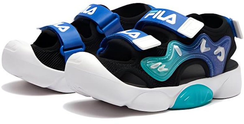 (PS) FILA Sandal 'Hitam Biru Menyala' K14B423801FBP Lookbook (PS) FILA Sandal 'Hitam Biru Menyala' K14B423801FBP
