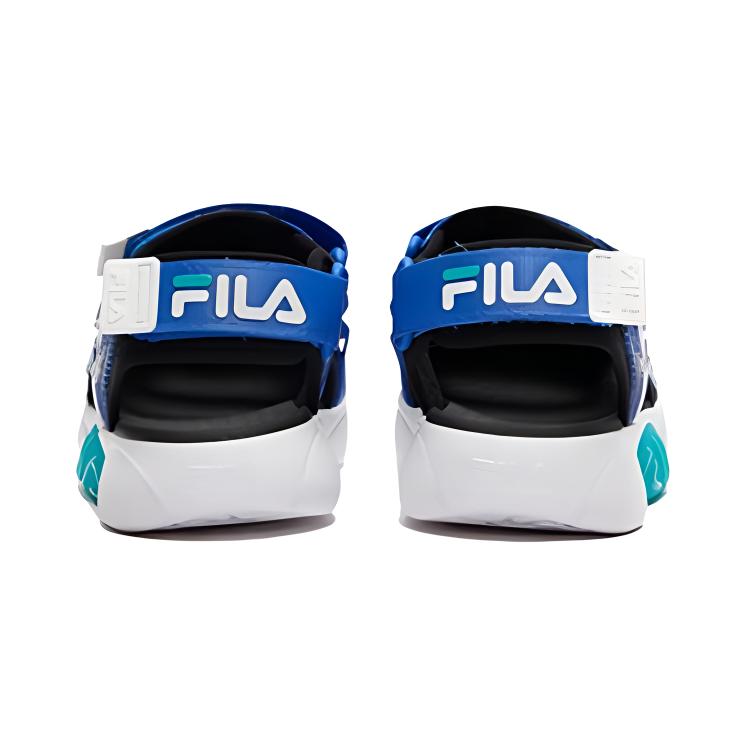Shop 「大童 FILA斐樂 閃燈鞋 涉水鞋 休閒 舒適 防滑耐磨透氣輕便兒童涼鞋 黑藍」