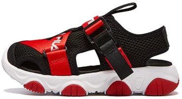 (Preschool) FILA Sandal 'Black Fire Red' K14B321803FBF (Preschool) FILA Sandal 'Black Fire Red' K14B321803FBF