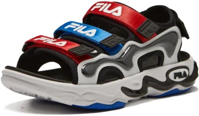 (Preschool) FILA Sandal 'Black Flame Red' K15B321801FBF Order (Preschool) FILA Sandal 'Black Flame Red' K15B321801FBF