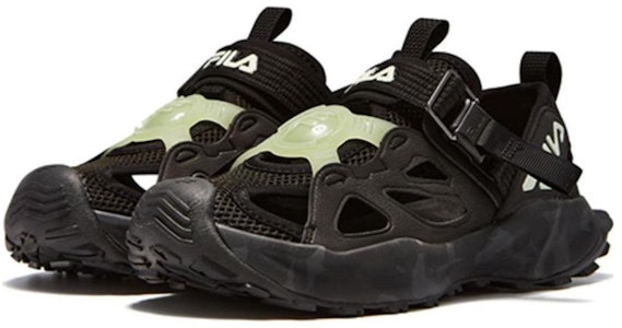 兒童 FILA 斐樂 防滑耐磨兒童涼鞋 黑綠 Lookbook 兒童 FILA 斐樂 防滑耐磨兒童涼鞋 黑綠