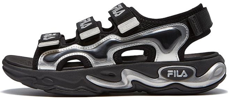(Preschool) FILA Sandal 'Black Silver Grey' K15B321801FBS Buy (Preschool) FILA Sandal 'Black Silver Grey' K15B321801FBS