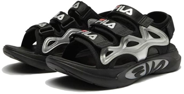 (PS) 휠라 블랙 컴포트 샌들 (Hwilla Beullaek Keompoteu Saendeul) K15B423801-FBS Lookbook (PS) 휠라 블랙 컴포트 샌들 (Hwilla Beullaek Keompoteu Saendeul) K15B423801-FBS