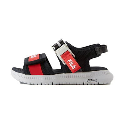 (PS) FILA Sandals 'Black Red'