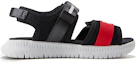 Order 中童 FILA 斐樂 防滑耐磨兒童涼鞋 黑紅