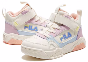 Lookbook 中童 FILA 斐樂 舒適 防滑耐磨 兒童板鞋 奶白 雪丁香