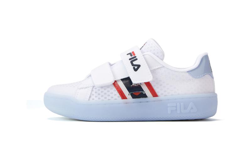 (Preschool) FILA Sneaker Low 'White Blue' K14B224303AWB