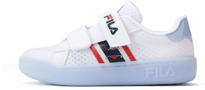 中童 FILA斐樂 防滑耐磨 低筒 兒童板鞋 白藍 Buy 中童 FILA斐樂 防滑耐磨 低筒 兒童板鞋 白藍