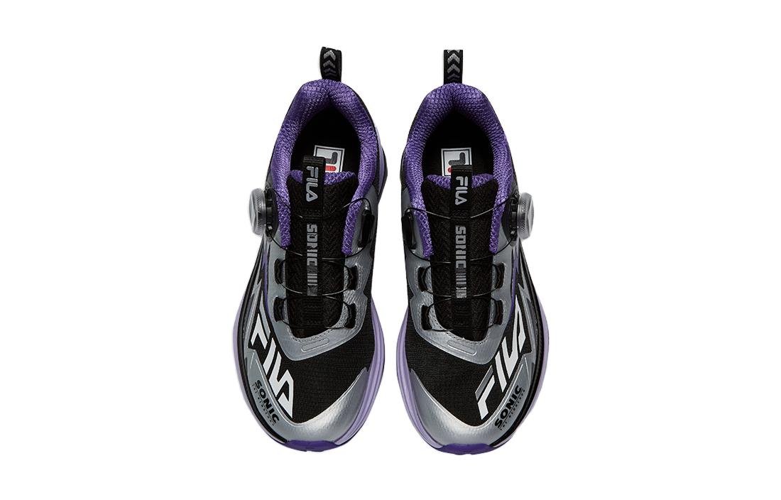 Order (PS) FILAソニックx ランニングシューズ (黒/紫) K15B312101FBS