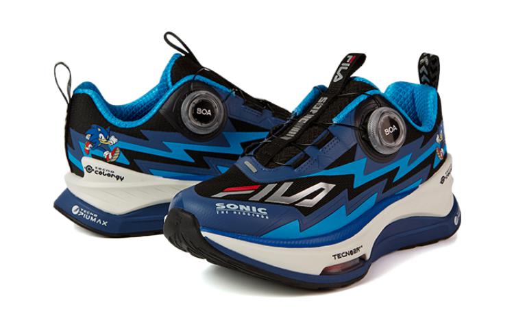 Shop (Preschool) FILA SONIC x Running Shoe 'Blue Black' K15B312101FTB