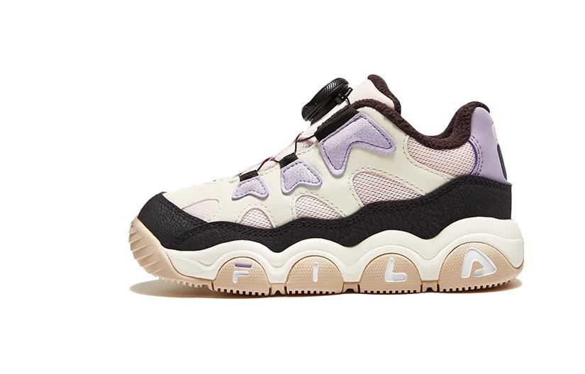 (Preschool) FILA Sport Basketball 'White Pink purple' K14B341260FPW